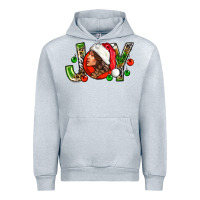 Heather Grey Joy with woman Urban Hoodie - NancyCooperArtShop