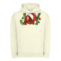 Pigment Pistachio Joy with woman Urban Hoodie - NancyCooperArtShop