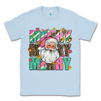 Dusty Blue merry merry merry Classic Tee - AdoDesignShop