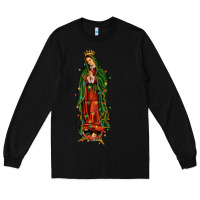 Black christmas our lady of guadalupe Long Sleeve Tee - JahusDesignShop