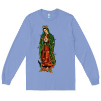 Colony Blue christmas our lady of guadalupe Long Sleeve Tee - JahusDesignShop