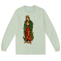 Matcha christmas our lady of guadalupe Long Sleeve Tee - JahusDesignShop