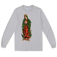 Moon Dust christmas our lady of guadalupe Long Sleeve Tee - JahusDesignShop