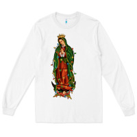 Christmas Our Lady Of Guadalupe Long Sleeve Tee | Teevron