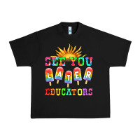 Black see you later educators Urban Heavy Tee - HRA Design Shop