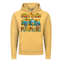 Vintage Mustard farm fresh pumpkins Vintage Hoodie - Zillion Design Studio