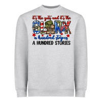 Heather Grey It's the guts and it's the glory a hundred stripes Heavyweight Sweatshirt - Neo Western