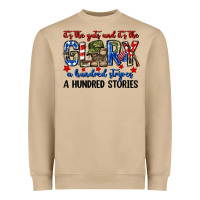 Mushroom It's the guts and it's the glory a hundred stripes Heavyweight Sweatshirt - Neo Western