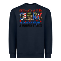 Navy It's the guts and it's the glory a hundred stripes Heavyweight Sweatshirt - Neo Western