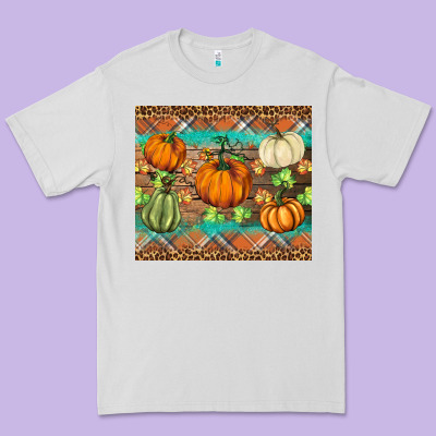 Fall Pumpkin Premium Tee Designed By Barkaloodesign