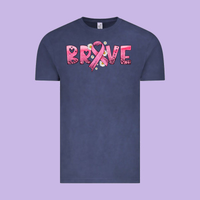 Brave With Ribbon Vintage Tee Designed By Hra Design Shop