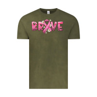 Vintage Olive brave with ribbon Vintage Tee - HRA Design Shop