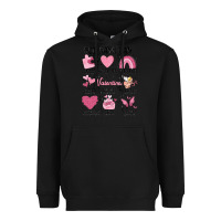 Black funny valentines Heavyweight Hoodie - MaliasSmallBusiness