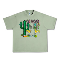 Oil Green cinco de mayo cactus Urban Heavy Tee - CowhideDigitalArt