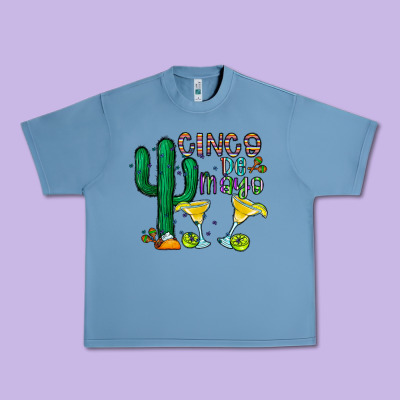 Cinco De Mayo Cactus Urban Heavy Tee Designed By Cowhidedigitalart