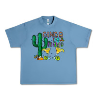Pebble Blue cinco de mayo cactus Urban Heavy Tee - CowhideDigitalArt