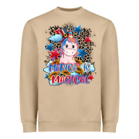 Mushroom Merica is magical 4th of july Heavyweight Sweatshirt - CowGirlArtShop