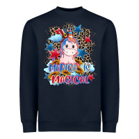 Navy Merica is magical 4th of july Heavyweight Sweatshirt - CowGirlArtShop