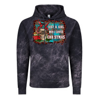 Cloud Black just a girl who loves christmas Vintage Hoodie - RanaPortraitStore
