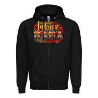 Black latina mama Zipper Hoodie - Jasminsmagicworld