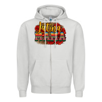 Dove Grey latina mama Zipper Hoodie - Jasminsmagicworld