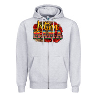 Heather Grey latina mama Zipper Hoodie - Jasminsmagicworld