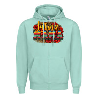 Seafoam latina mama Zipper Hoodie - Jasminsmagicworld