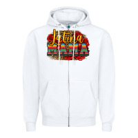 White latina mama Zipper Hoodie - Jasminsmagicworld
