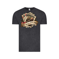 Vintage Black look pretty play dirty Vintage Tee - SublimationCraftShop