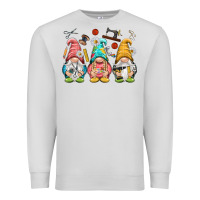 Dove Grey crafter gnomies Premium Sweatshirt - NancyCooperArtShop