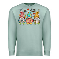 Seafoam crafter gnomies Premium Sweatshirt - NancyCooperArtShop