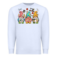 White crafter gnomies Premium Sweatshirt - NancyCooperArtShop