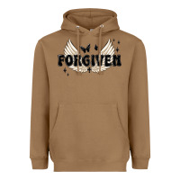 Toasted Coconut forgiven christian angel wings Heavyweight Hoodie - MaliasSmallBusiness