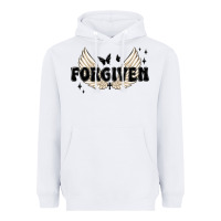 White forgiven christian angel wings Heavyweight Hoodie - MaliasSmallBusiness