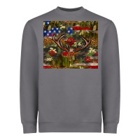 Storm Hunting leopard USA flag tumbler 4th of july Heavyweight Sweatshirt - Neo Western