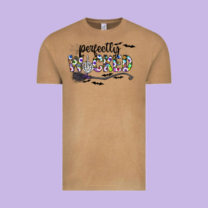 Perfectly Wicked Vintage Tee Designed By Cowhidedigitalart