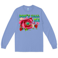 Colony Blue dont call me with pink phone and letters Long Sleeve Tee - AdoDesignShop