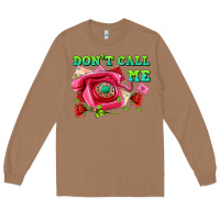 Toasted Coconut dont call me with pink phone and letters Long Sleeve Tee - AdoDesignShop
