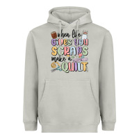 Moon Dust when life gives you scraps make a quilt Heavyweight Hoodie - MaliasSmallBusiness