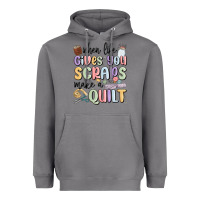 Storm when life gives you scraps make a quilt Heavyweight Hoodie - MaliasSmallBusiness