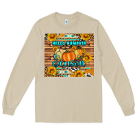 Hello Pumpkin Season Tumbler Long Sleeve Tee | Teevron