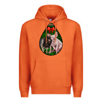 Carrot christmas pig Premium Hoodie - LillyAllenDesigns