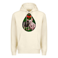 Sandshell christmas pig Premium Hoodie - LillyAllenDesigns