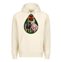 Tofu christmas pig Premium Hoodie - LillyAllenDesigns