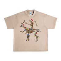 French Oak skeleton deer santa Urban Heavy Tee - FaDigitalArtStudio