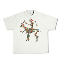 Pistachio skeleton deer santa Urban Heavy Tee - FaDigitalArtStudio
