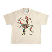Sandshell skeleton deer santa Urban Heavy Tee - FaDigitalArtStudio