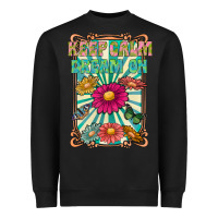 Black keep calm dream on Heavyweight Sweatshirt - CowhideDigitalArt
