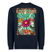 Navy keep calm dream on Heavyweight Sweatshirt - CowhideDigitalArt