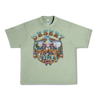 Oil Green desert vibes thunderbird Urban Heavy Tee - BarkalooDesign